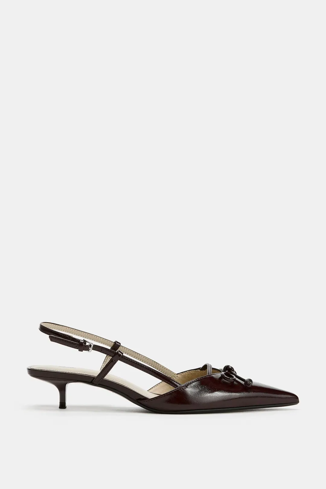 Туфли с открытой пяткой и бантом, Zara