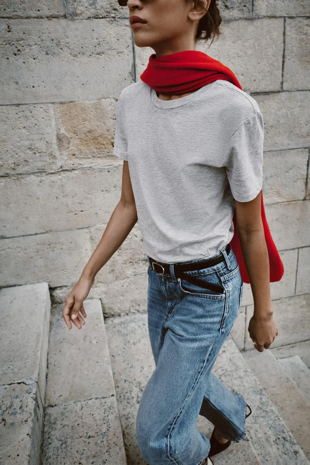 Футболка базовая из хлопка, Zara
