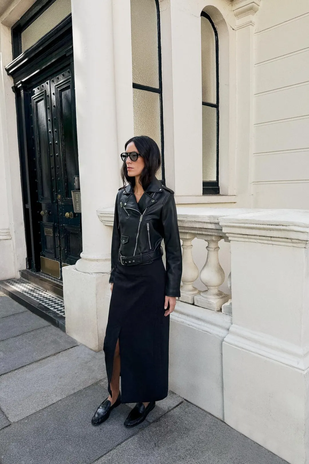 Укороченная косуха под кожу, Zara