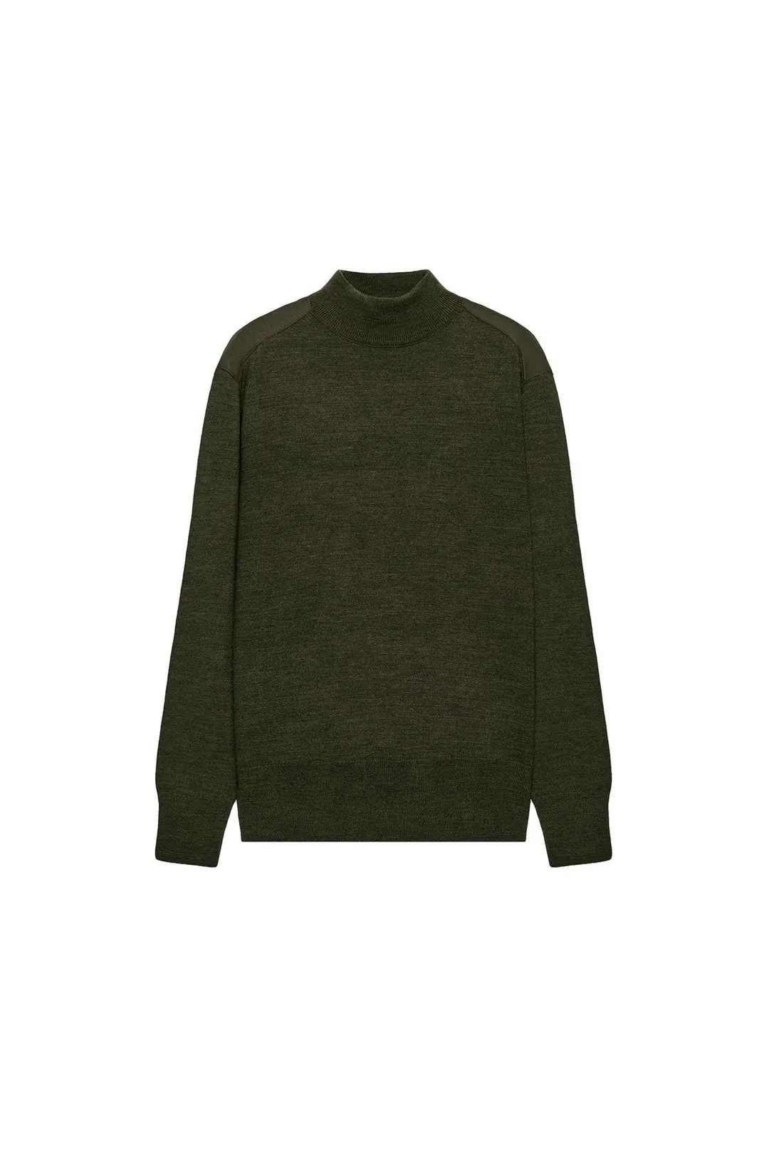 Свитер вязаный с контрастными плечами, Zara