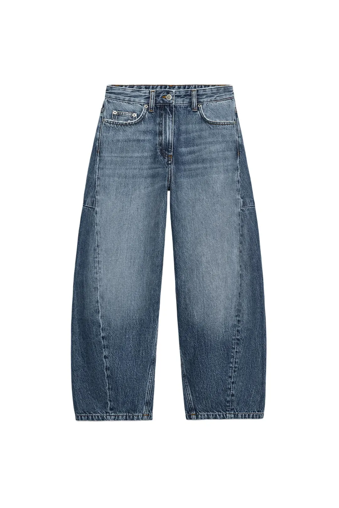 Джинсы-баллоны со средней посадкой ZW Collection, Zara