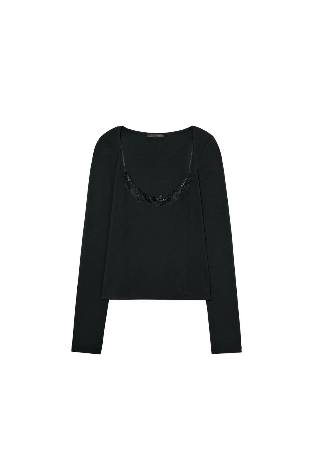 Топ эластичный с кружевом, Zara