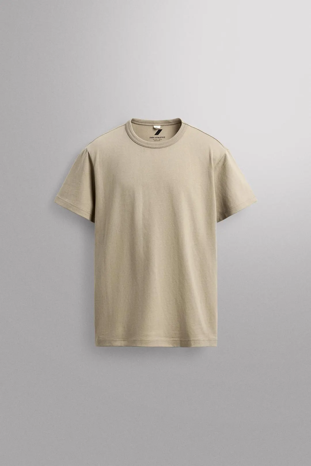 Футболка свободного кроя из плотной ткани, Zara
