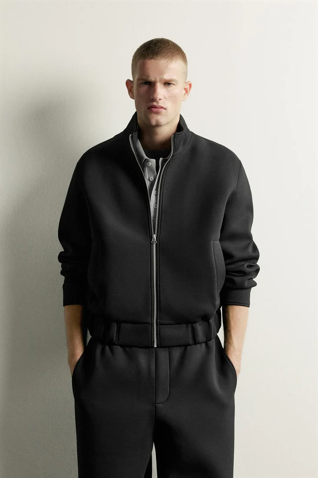 Куртка свободного кроя из технологичной ткани, Zara