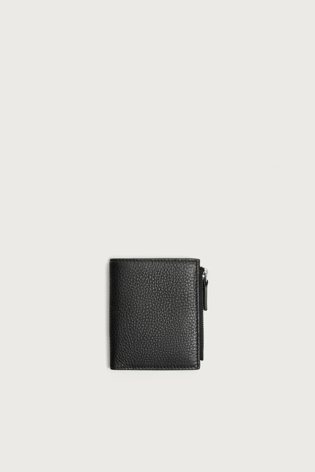 Кожаный кошелек с монетницей, Zara