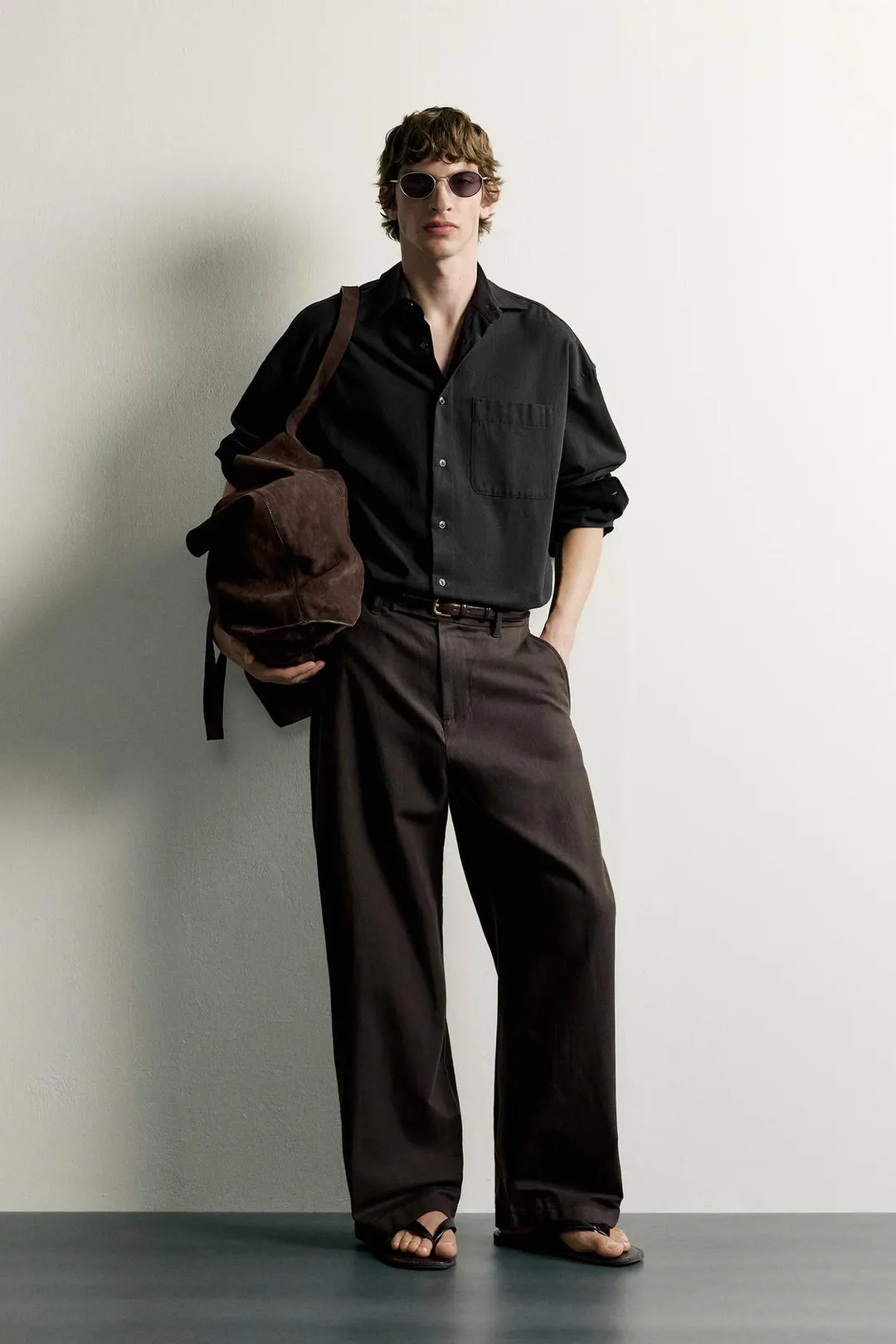 Брюки бочкообразного кроя, Zara