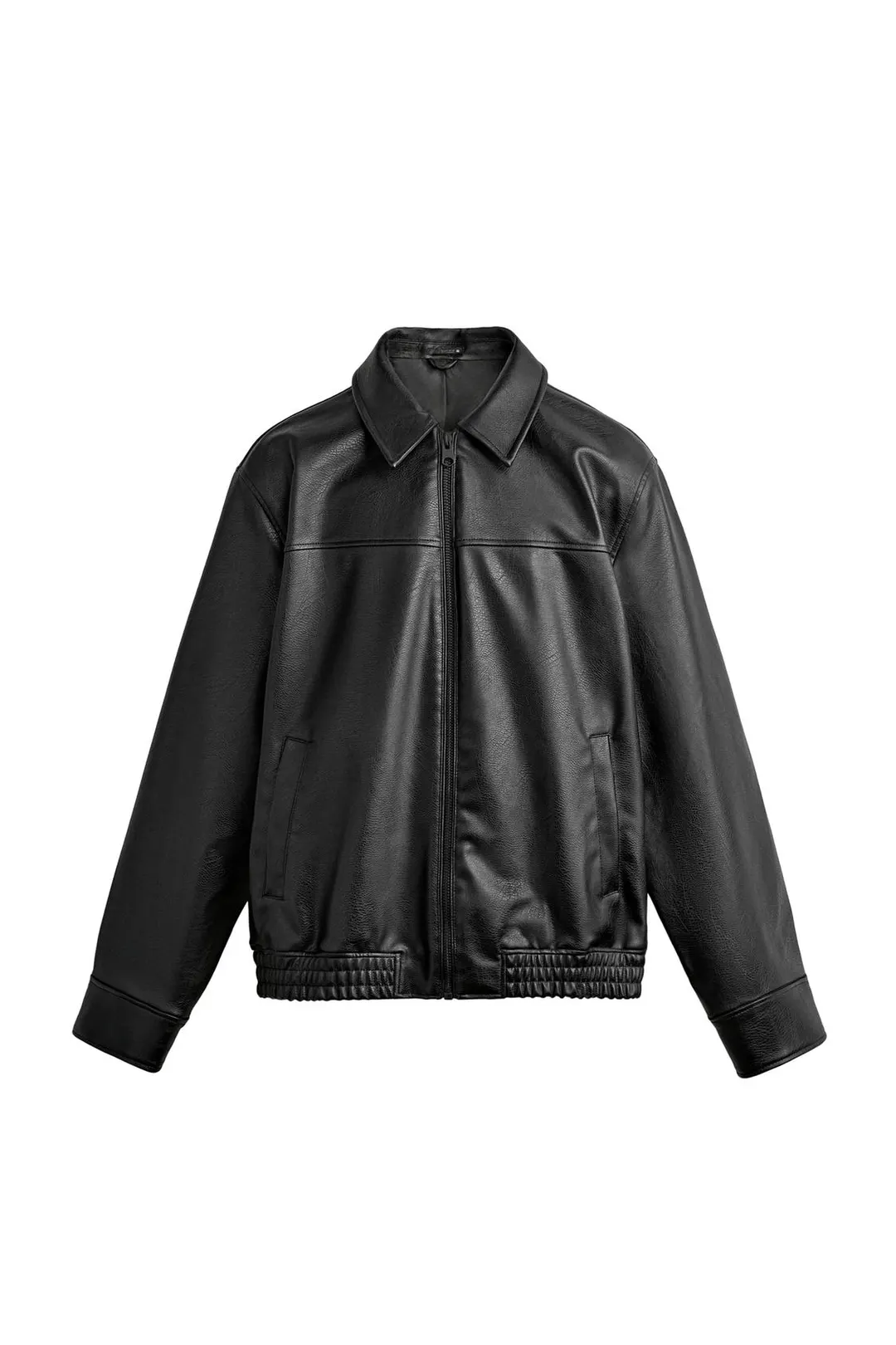 Куртка свободного кроя под кожу, Zara