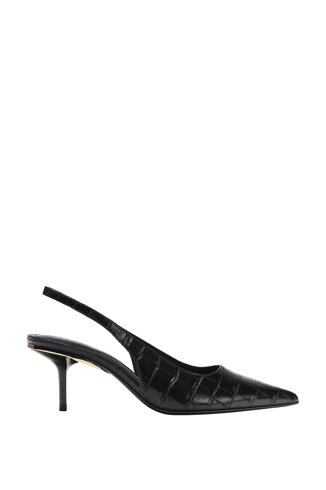 Фактурные туфли с открытой пяткой, Zara