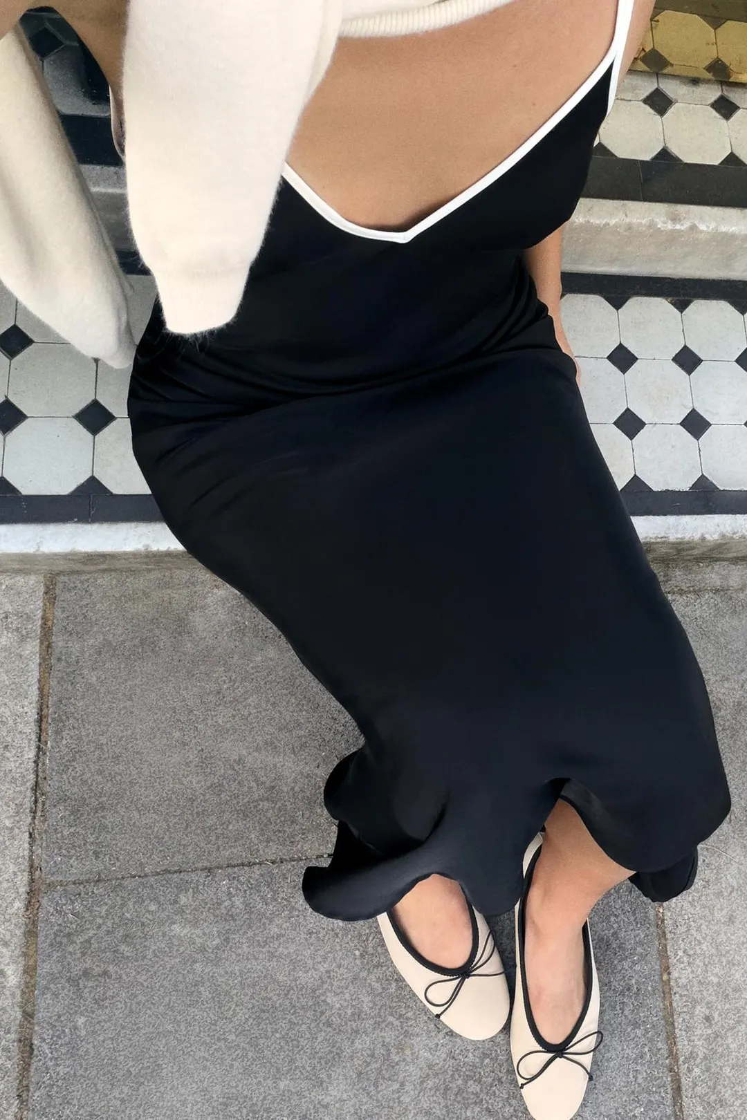 Балетки без каблука с бантом, Zara