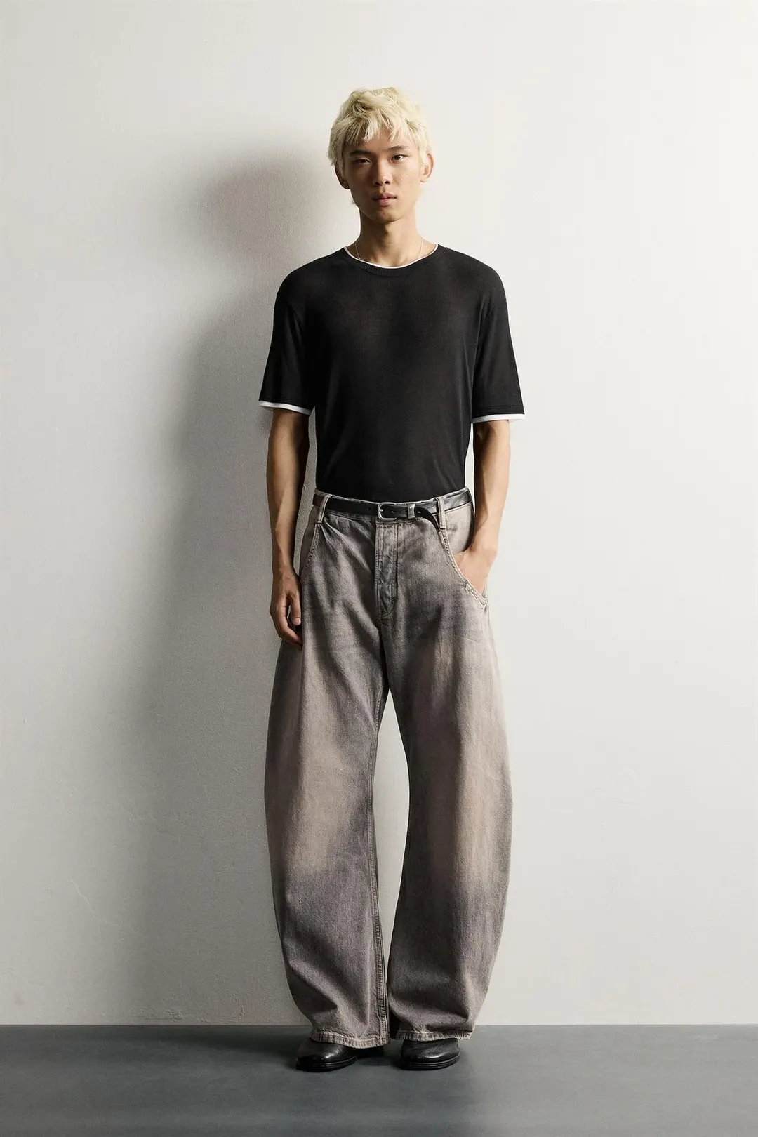 Джинсы свободного кроя barrel, Zara