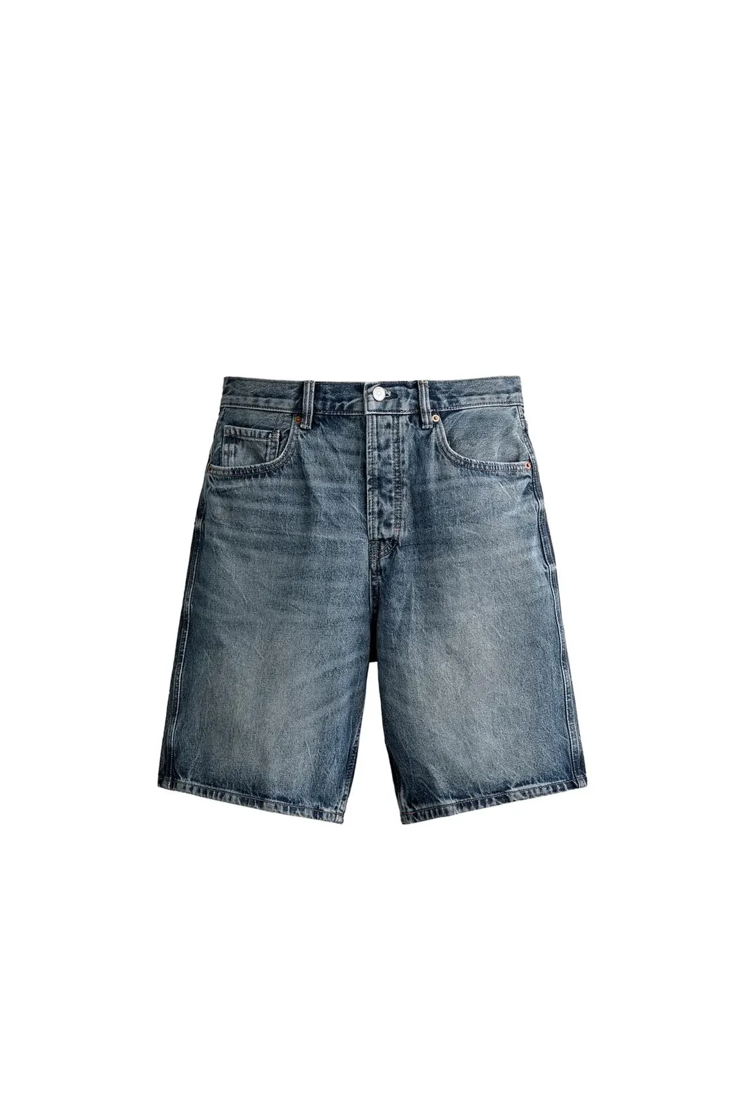 Джинсовые бермуды прямого кроя, Zara