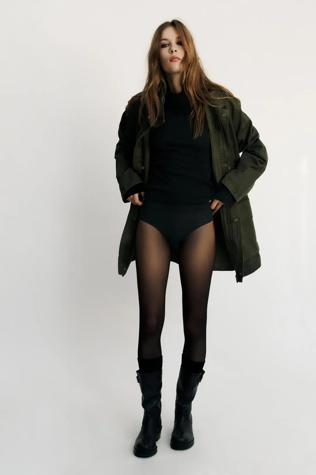 Футболка в рубчик из 100% хлопка, Zara