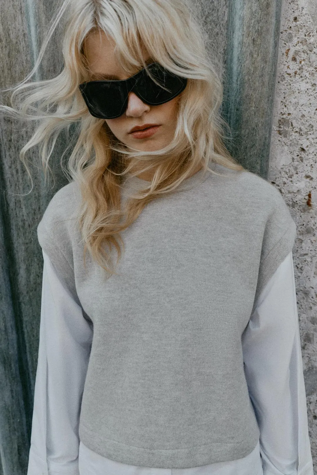 Жилет контрастный, Zara