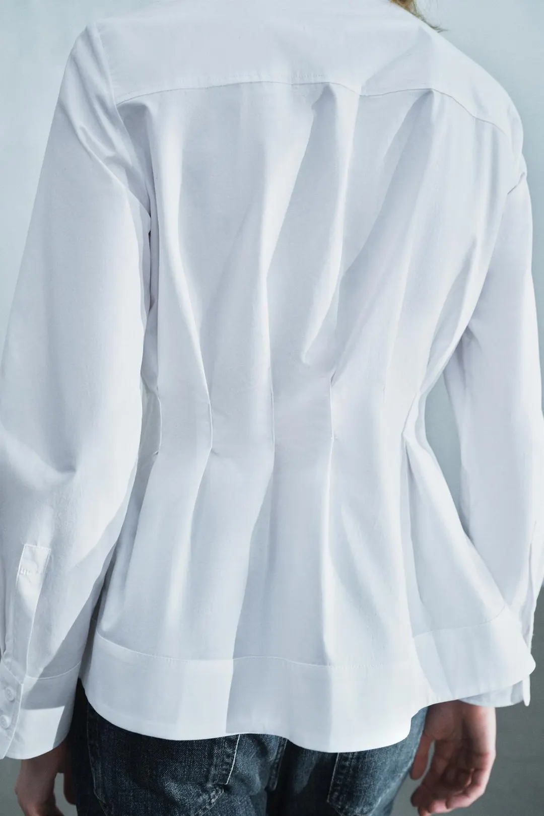 Рубашка плиссированная ZW Collection, Zara