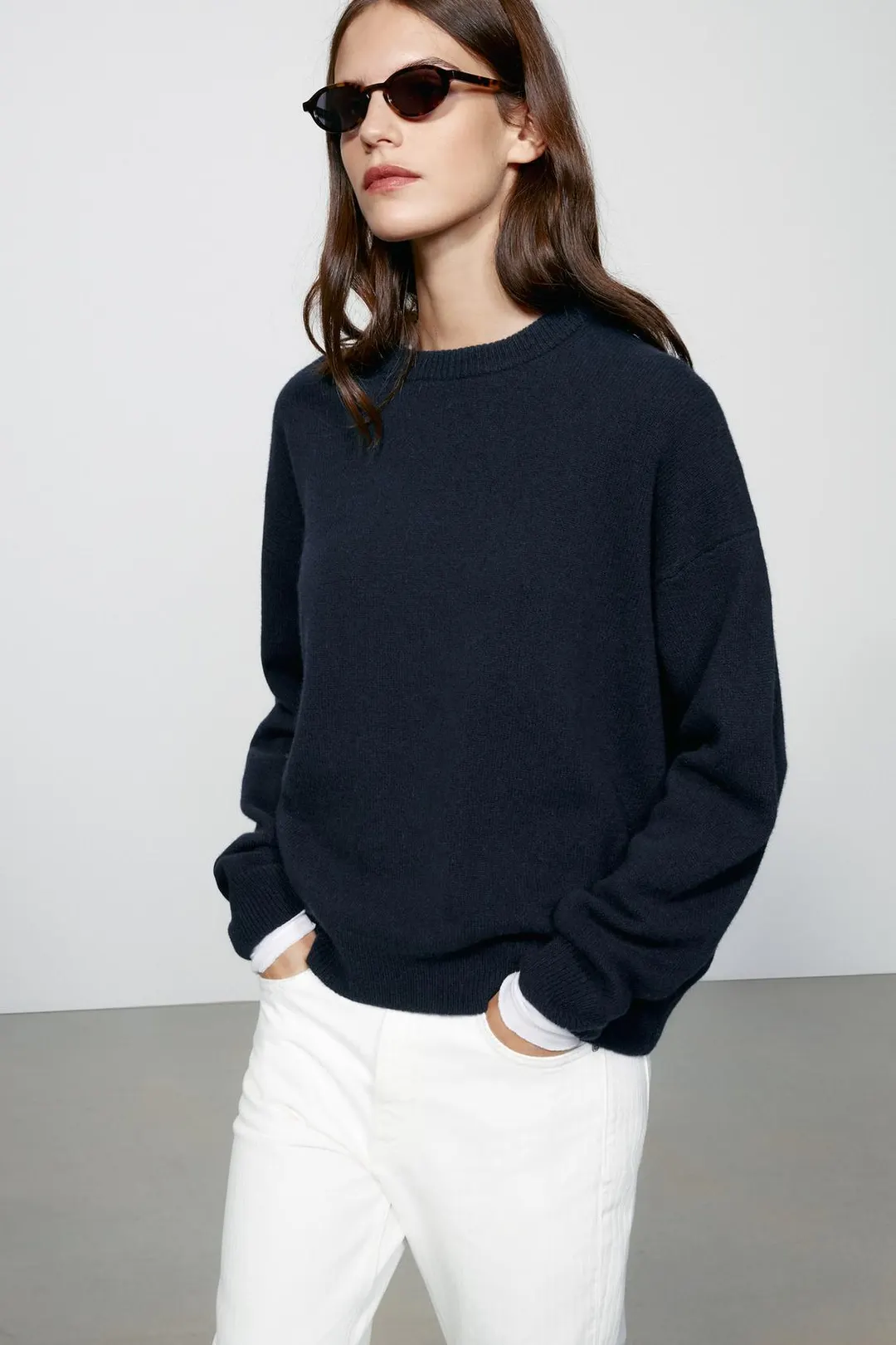 Базовый джемпер из кашемира и шерсти, Zara