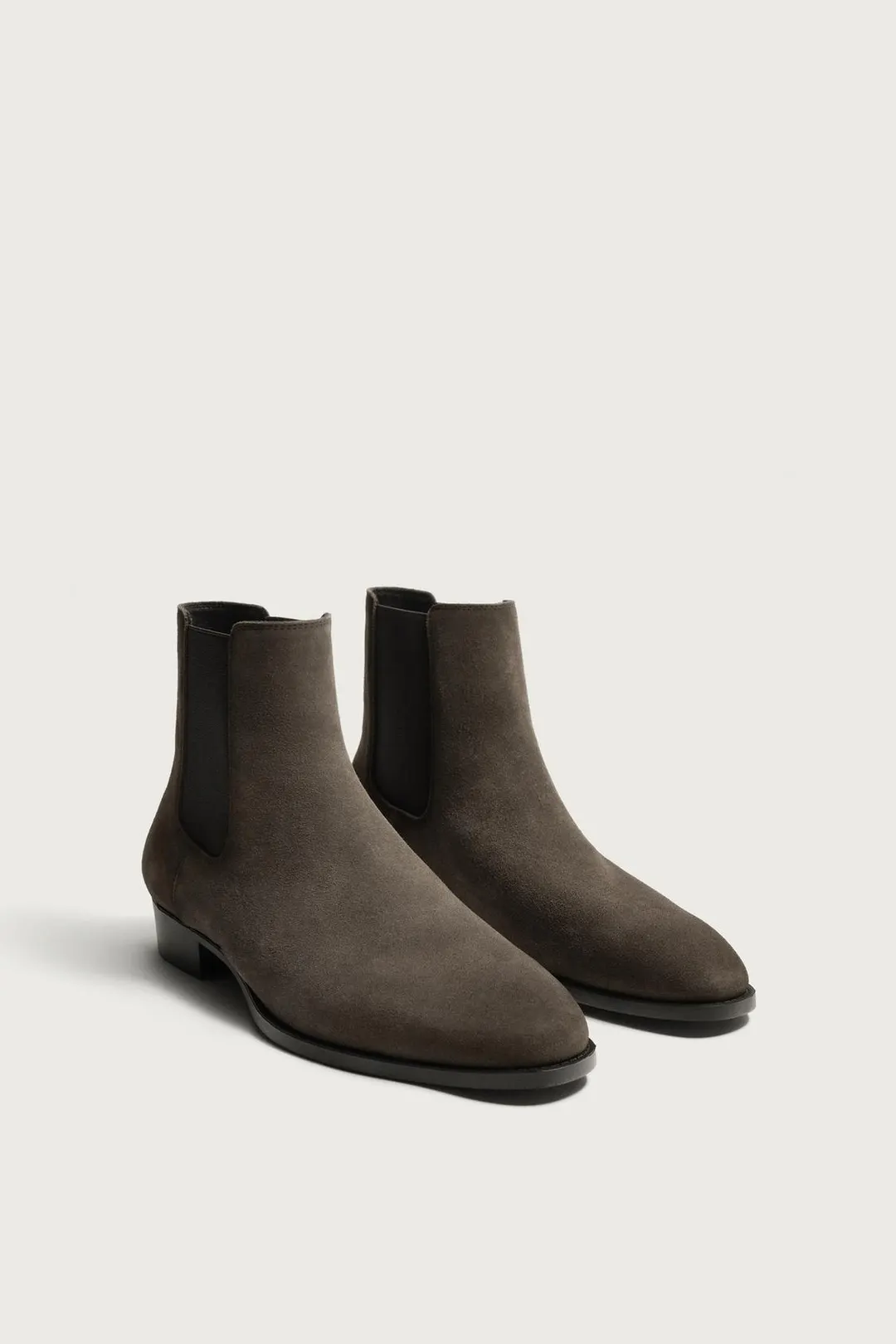 Ботинки челси кожаные, Zara
