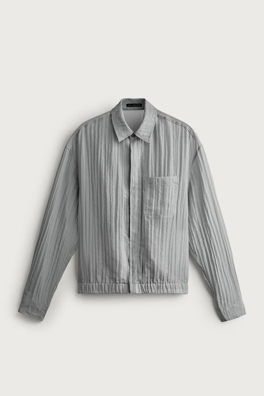Рубашка верхняя легкая свободного кроя, Zara