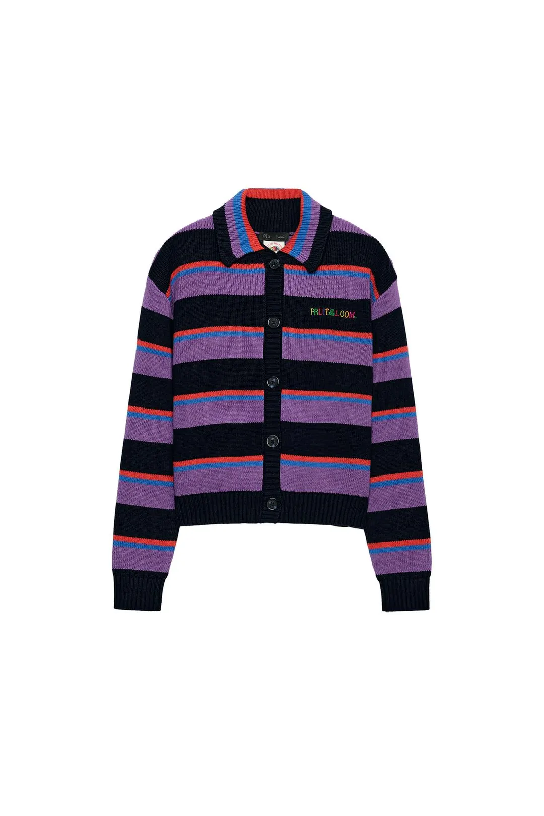 Полосатый кардиган Fruit of the Loom™, Zara