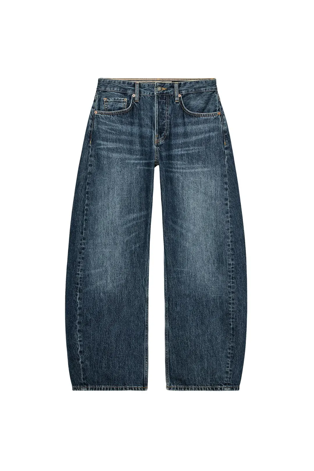 Джинсы-баллоны ZW Collection со средней посадкой, Zara