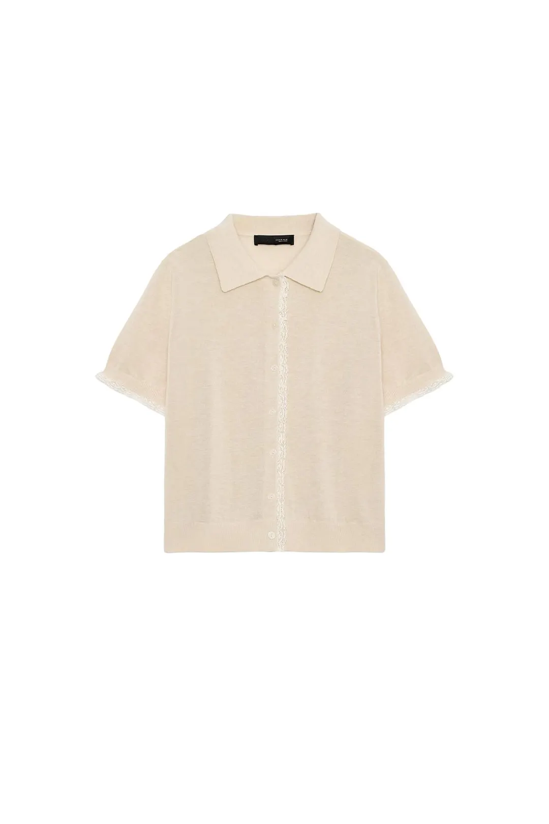 Кардиган ажурной вязки с короткими рукавами, Zara