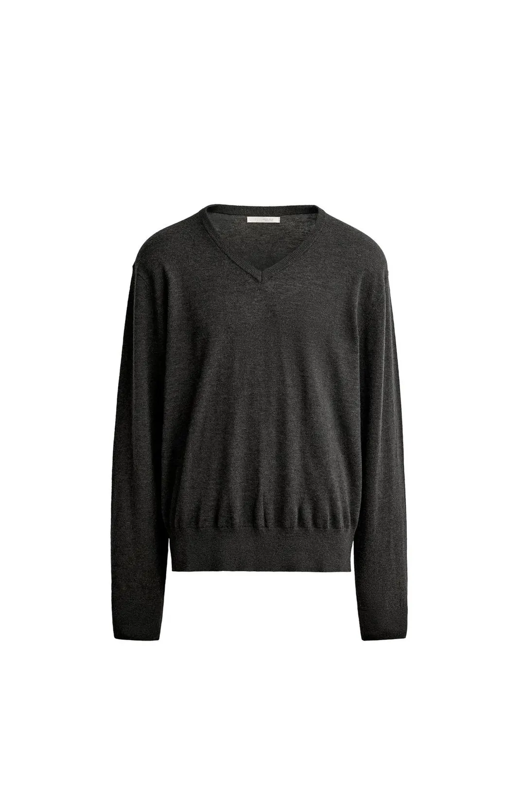 Джемпер из 100% шерсти с V-образным вырезом, Zara