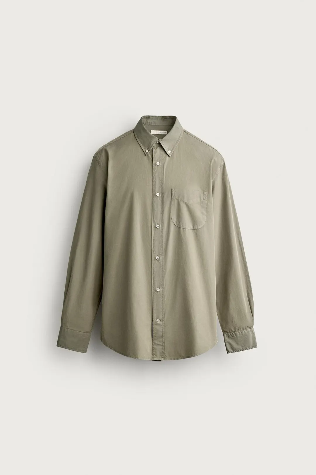 Хлопковая рубашка прямого кроя, Zara