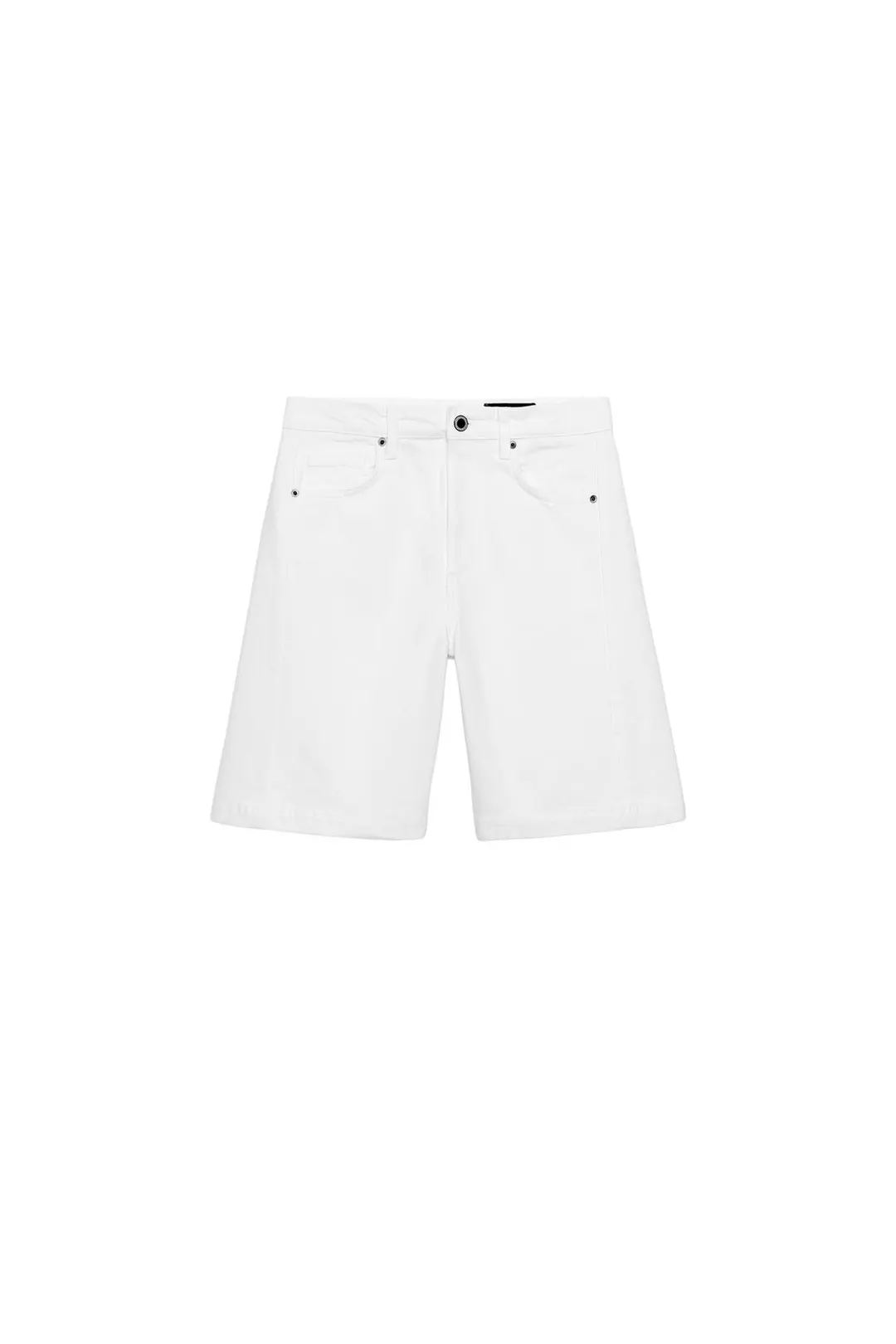 Джинсовые бермуды ZW Collection свободного кроя со средней посадкой, Zara