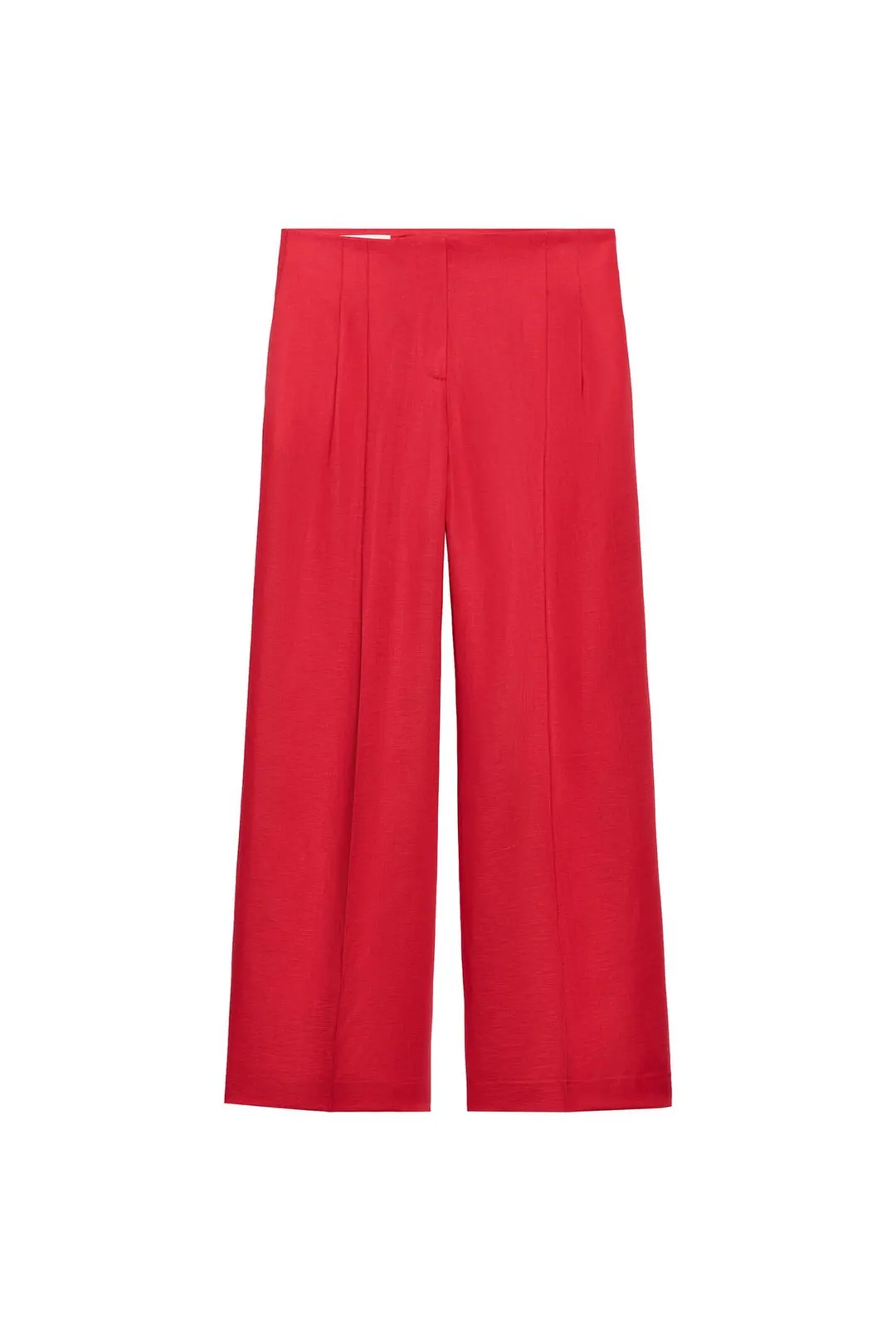 Брюки прямого кроя из смесового льна, Zara