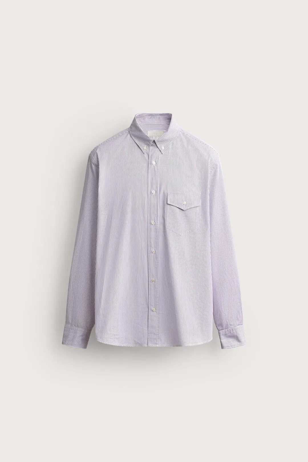 Рубашка прямого кроя в полоску, Zara