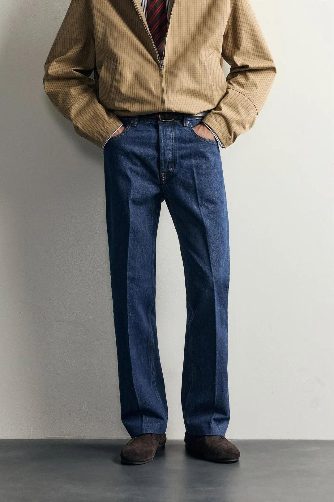 Джинсы bootcut со стрелками AARON LEVINE X ZARA, Zara