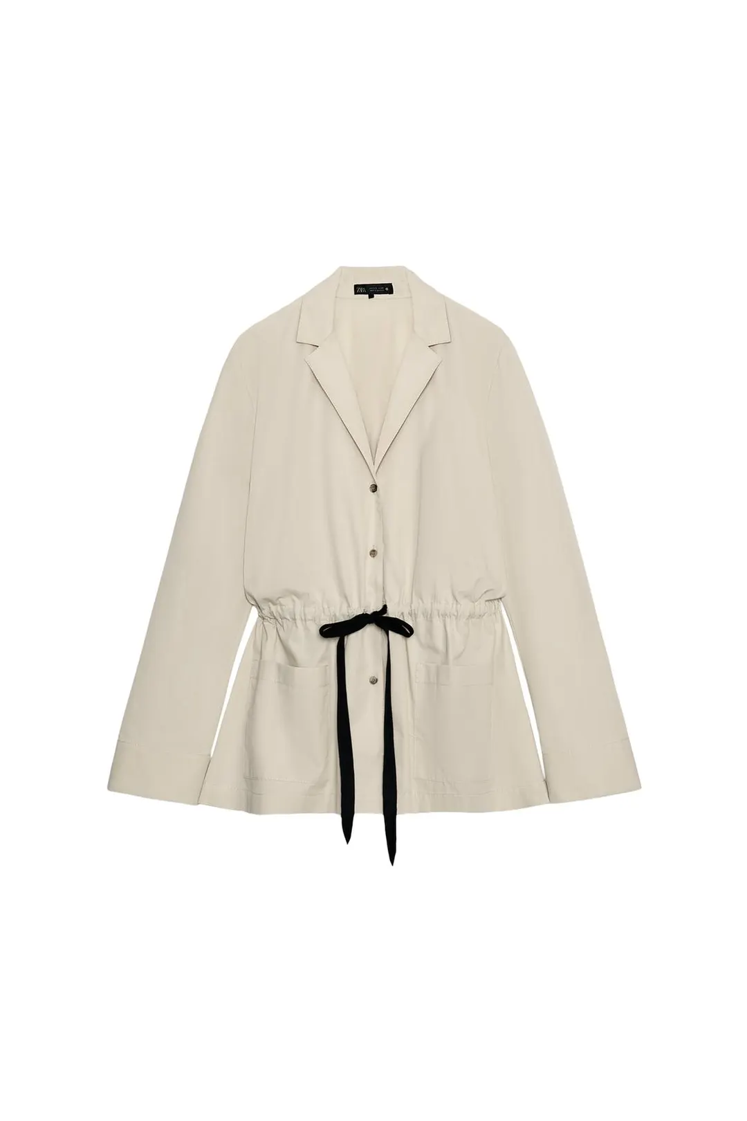 Рубашка с завязками ZW Collection, Zara