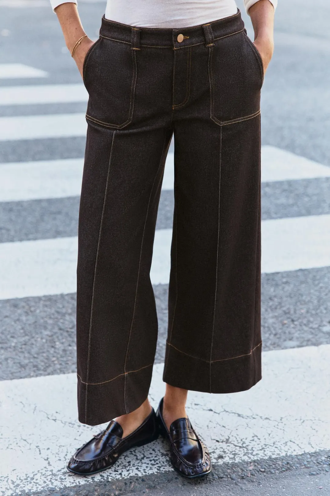 Кюлоты со средней посадкой Z1975, Zara