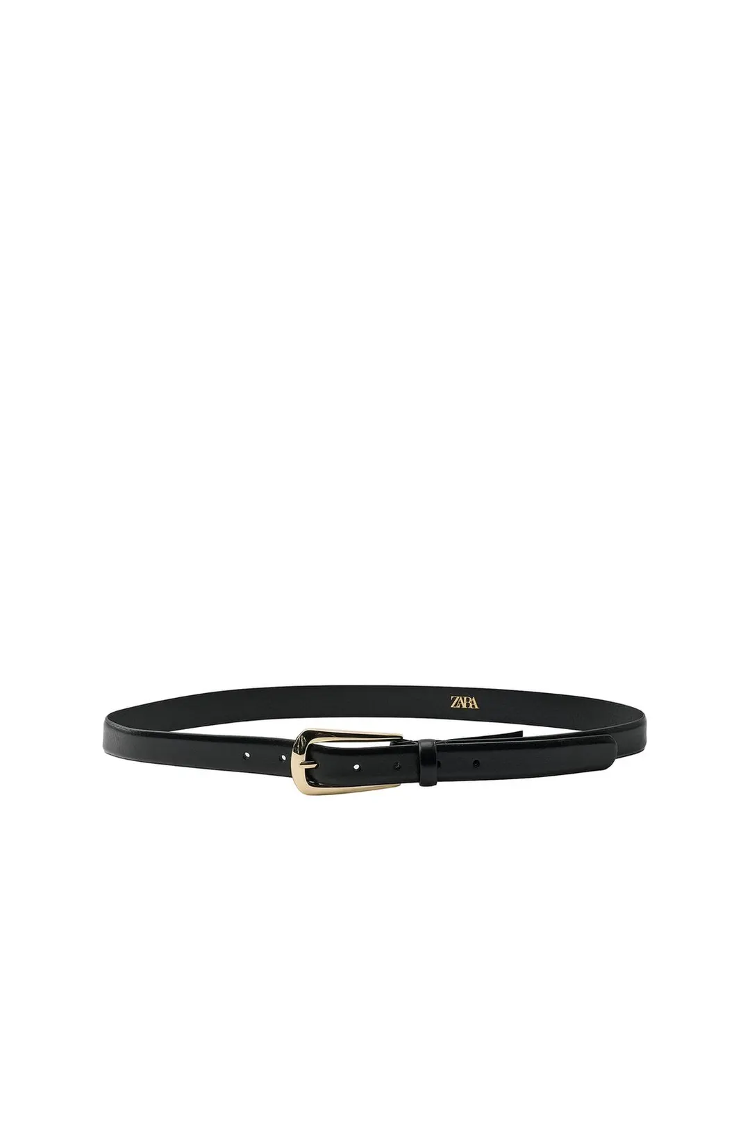 Ремень из 100% кожи с пряжкой, Zara