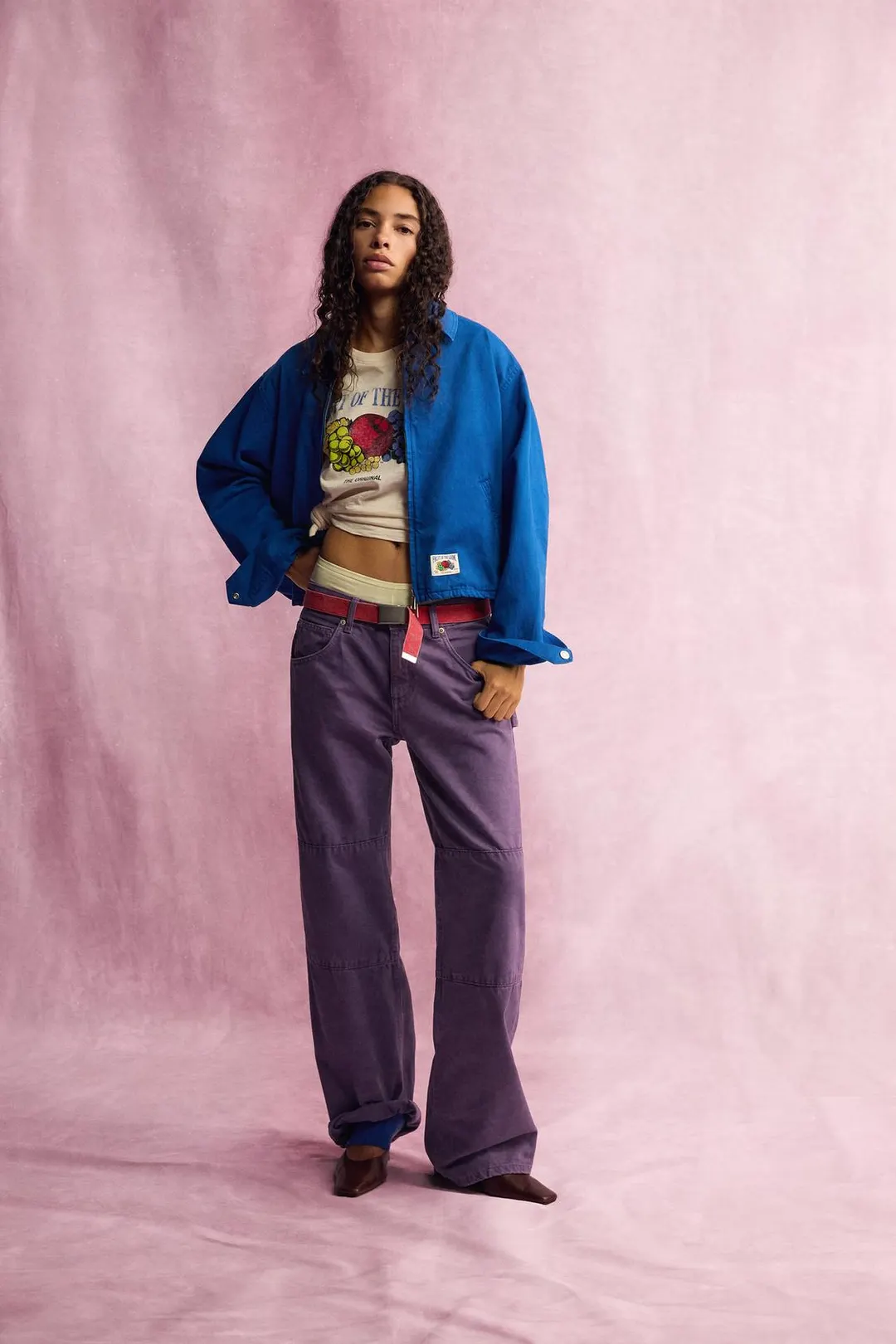 Брюки с декоративными швами FRUIT OF THE LOOM™, Zara