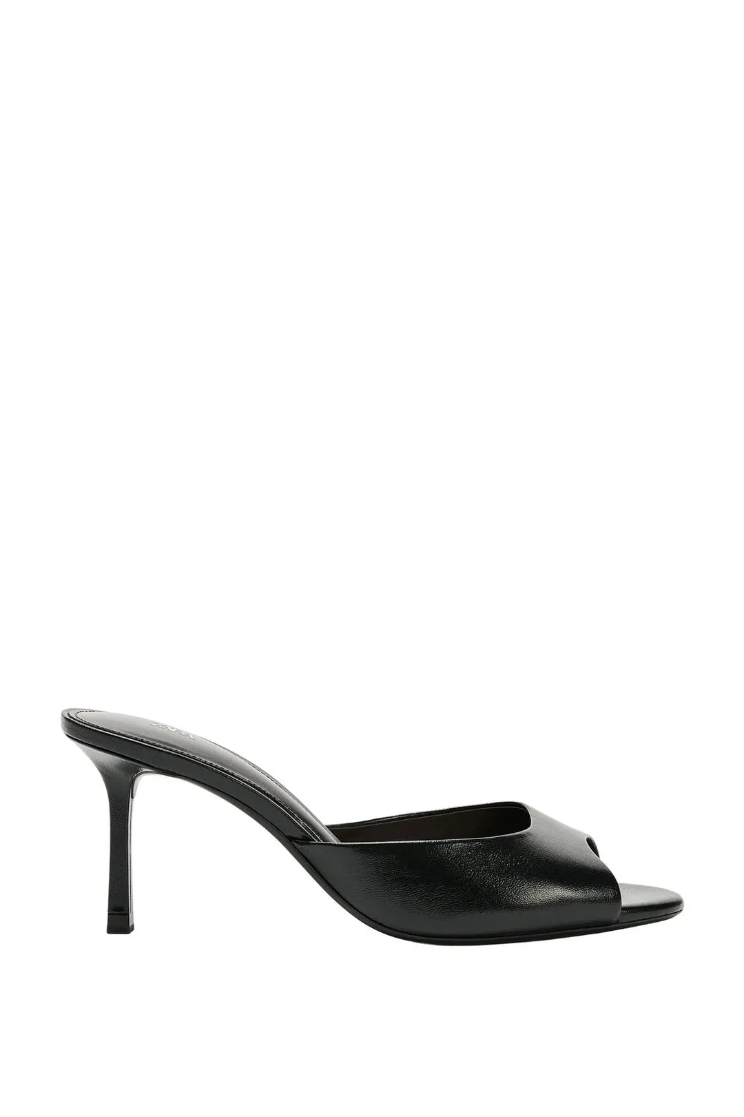 Мюли из кожи на каблуке, Zara