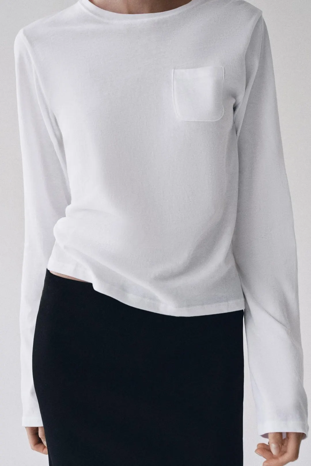 Футболка с карманом, Zara