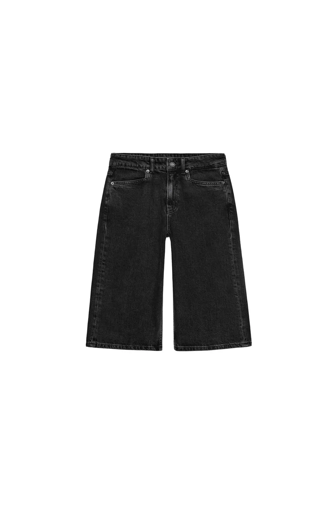 Джинсовые бермуды ZW Collection со средней посадкой, Zara