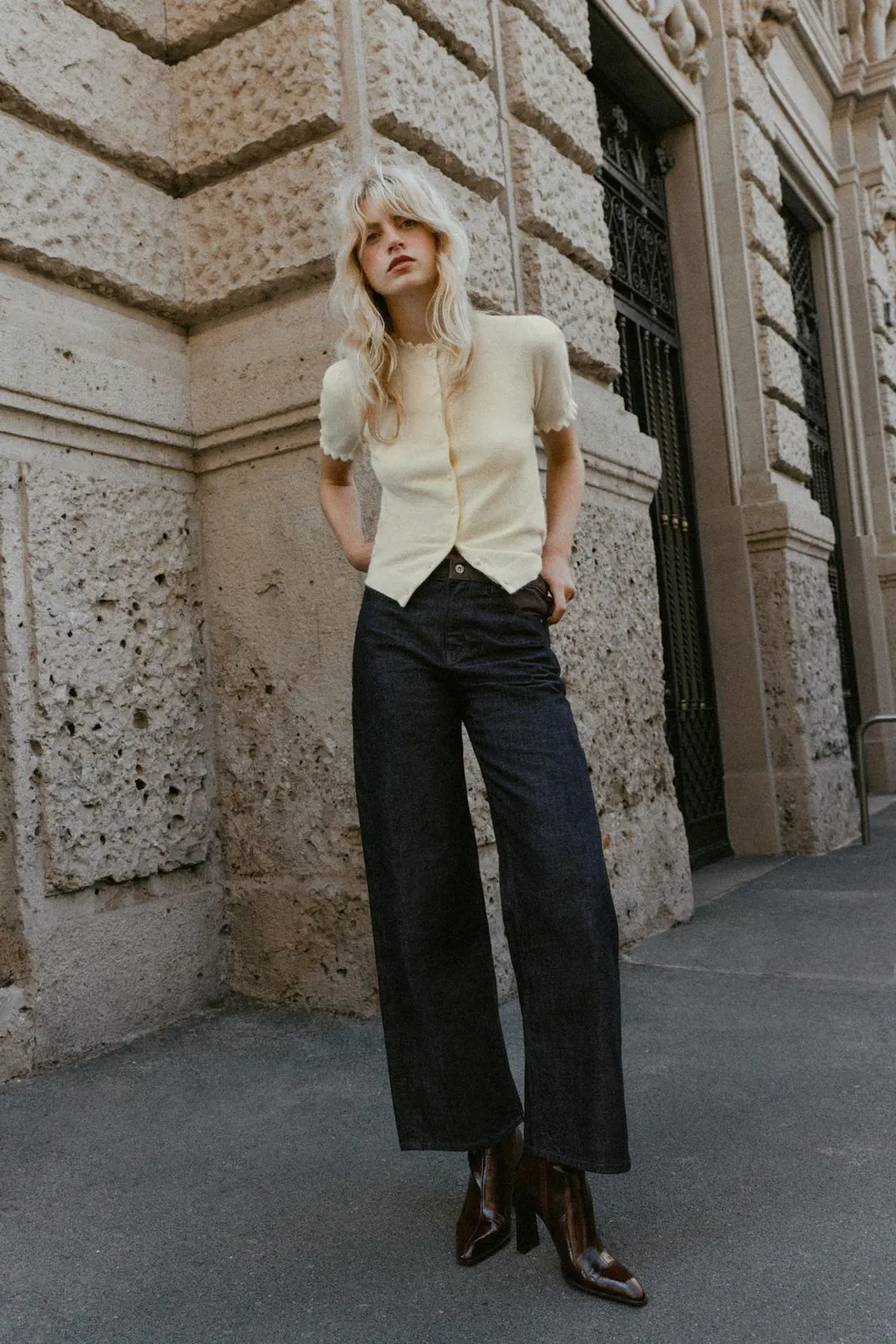 Кардиган с короткими рукавами, Zara
