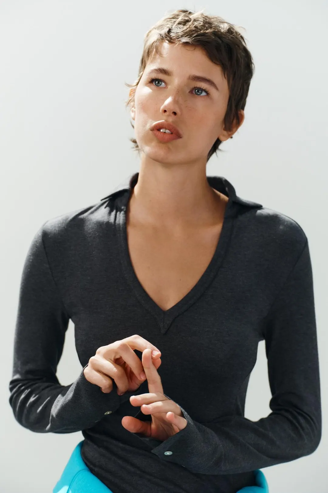 Футболка с воротником поло, Zara