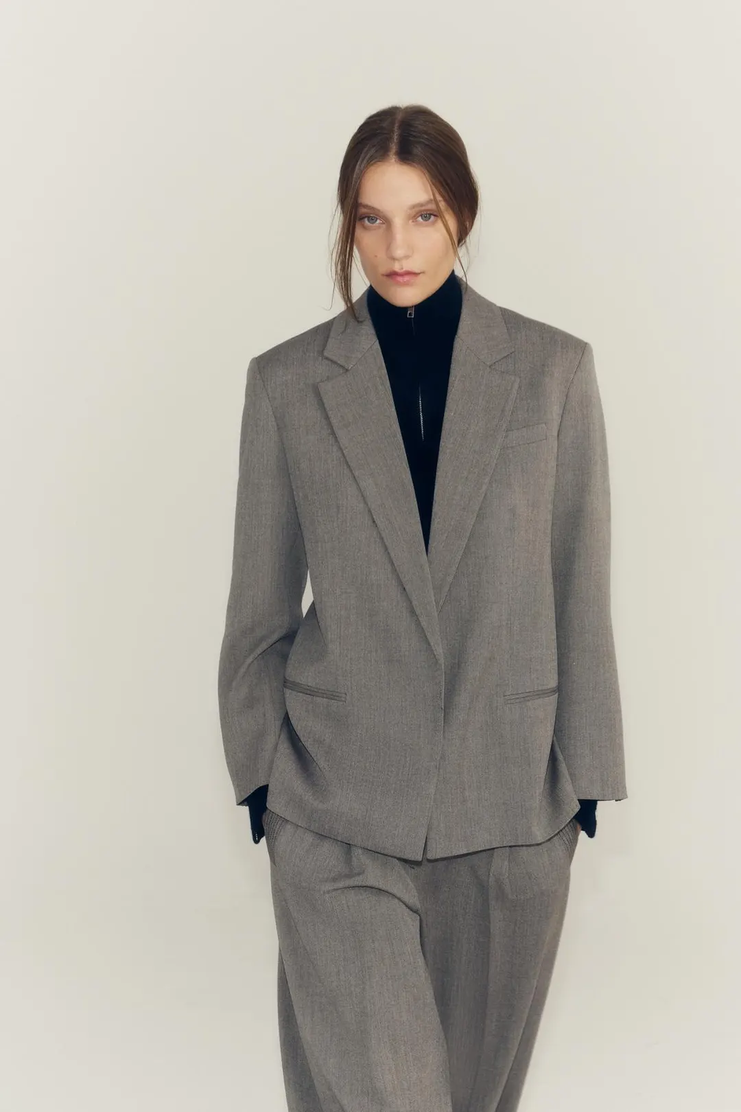 Двубортный блейзер ZW Collection, Zara