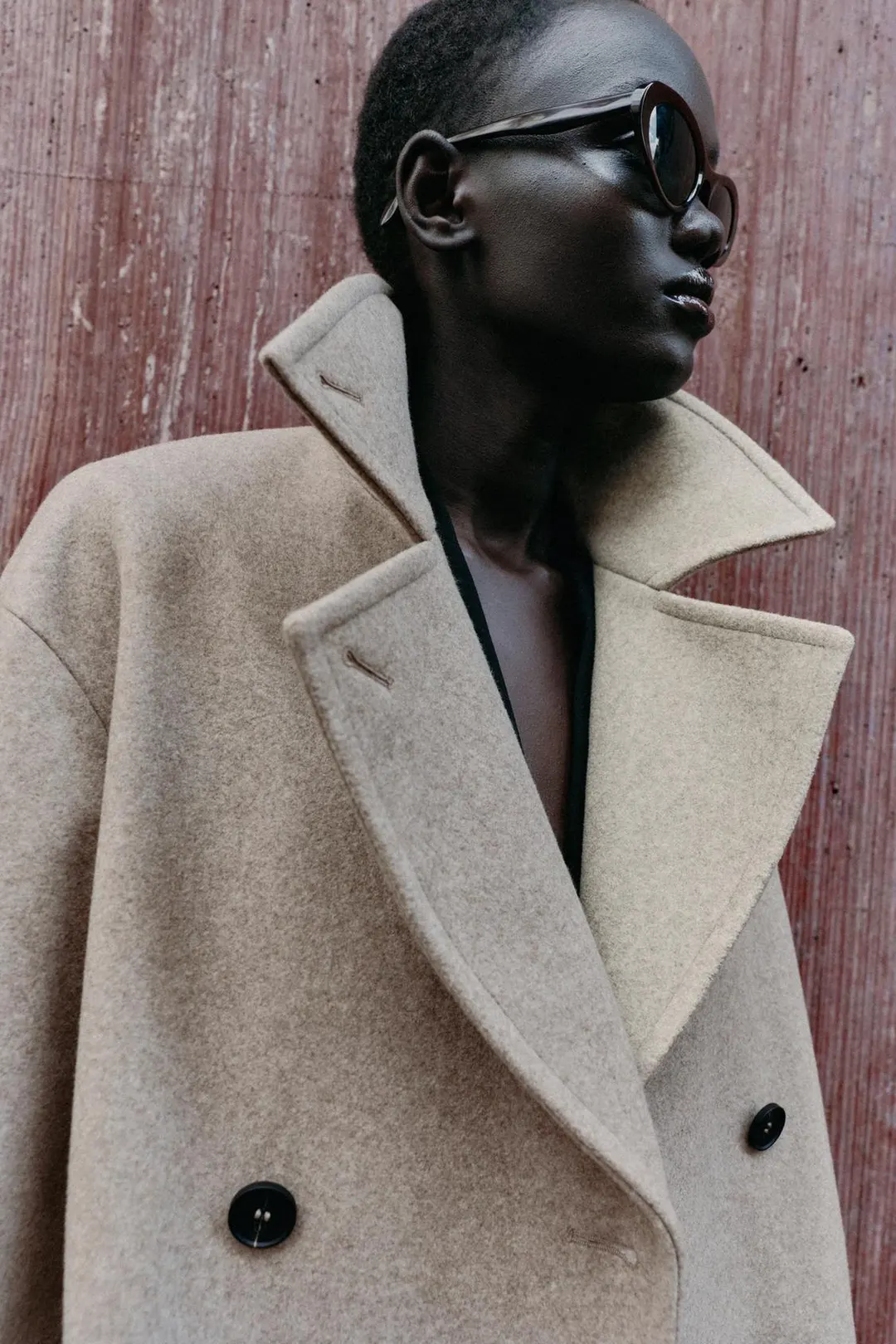 Мягкое пальто оверсайз, Zara
