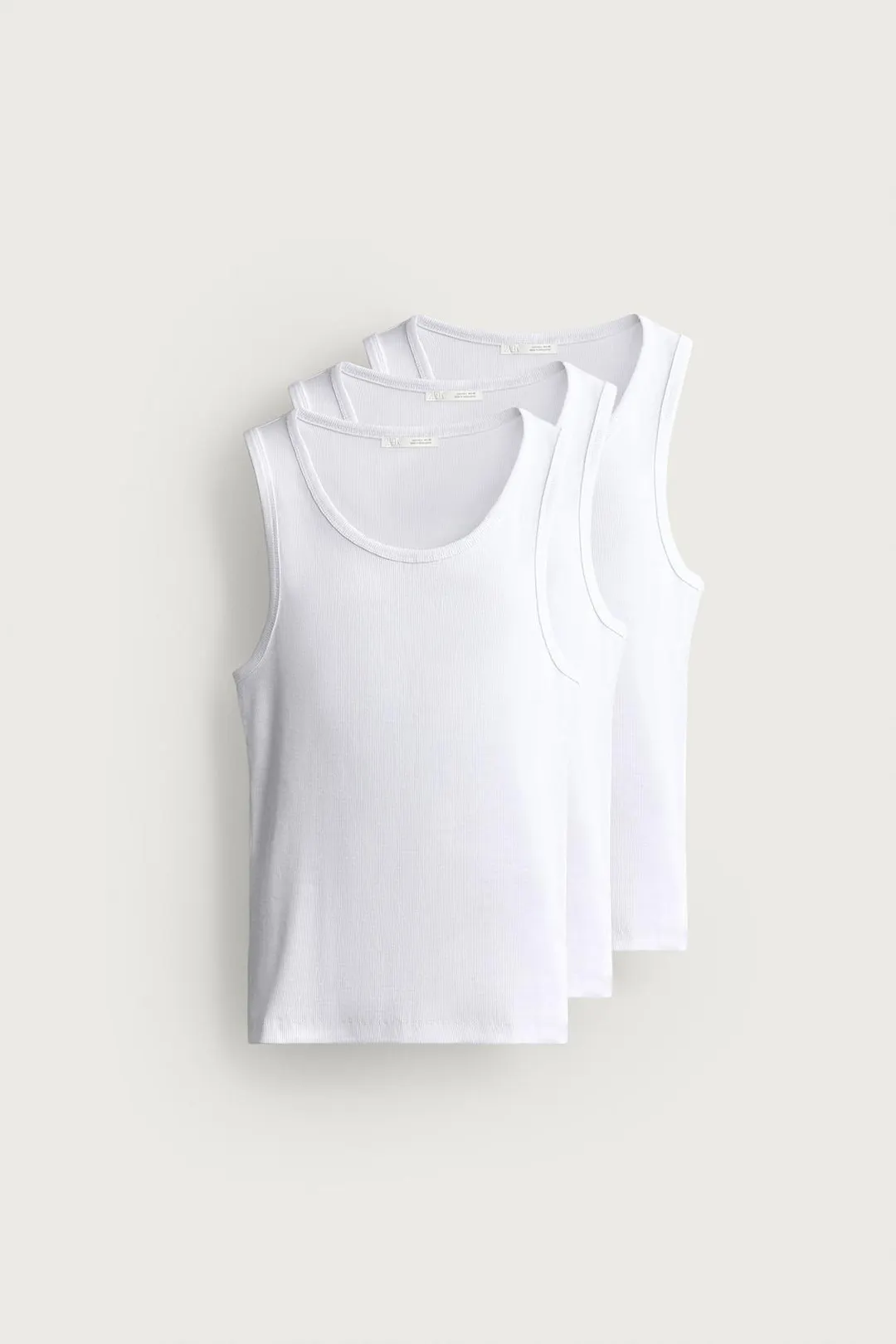 Комплект из 3 базовых маек, Zara