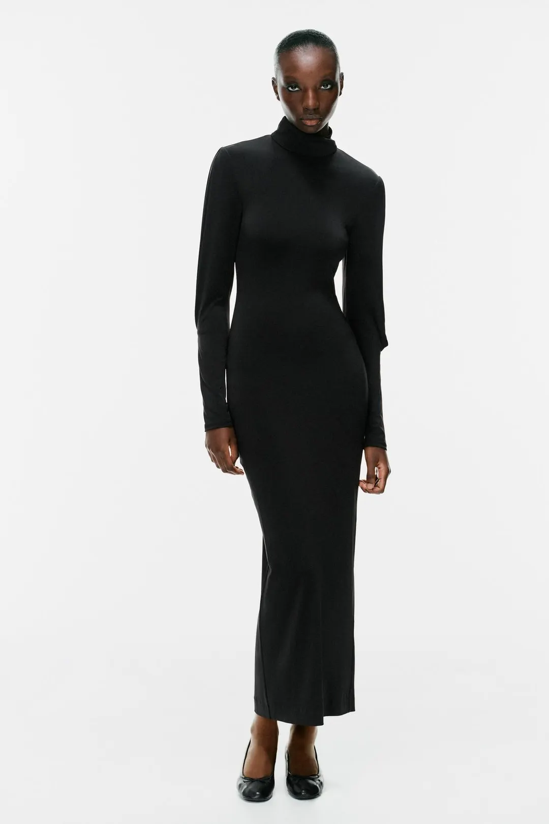 Платье длинное эластичное, Zara