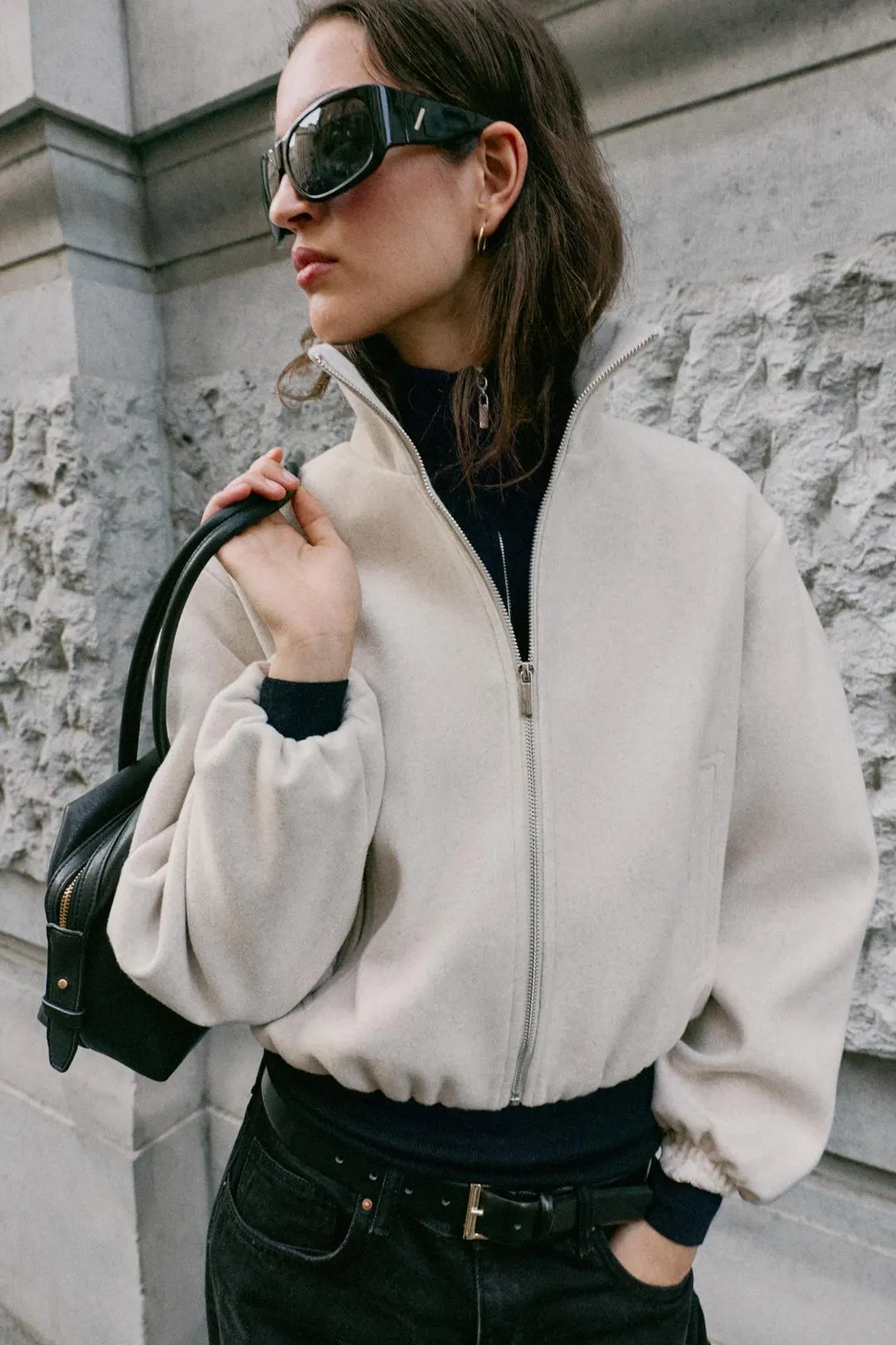 Мягкая куртка-бомбер, Zara