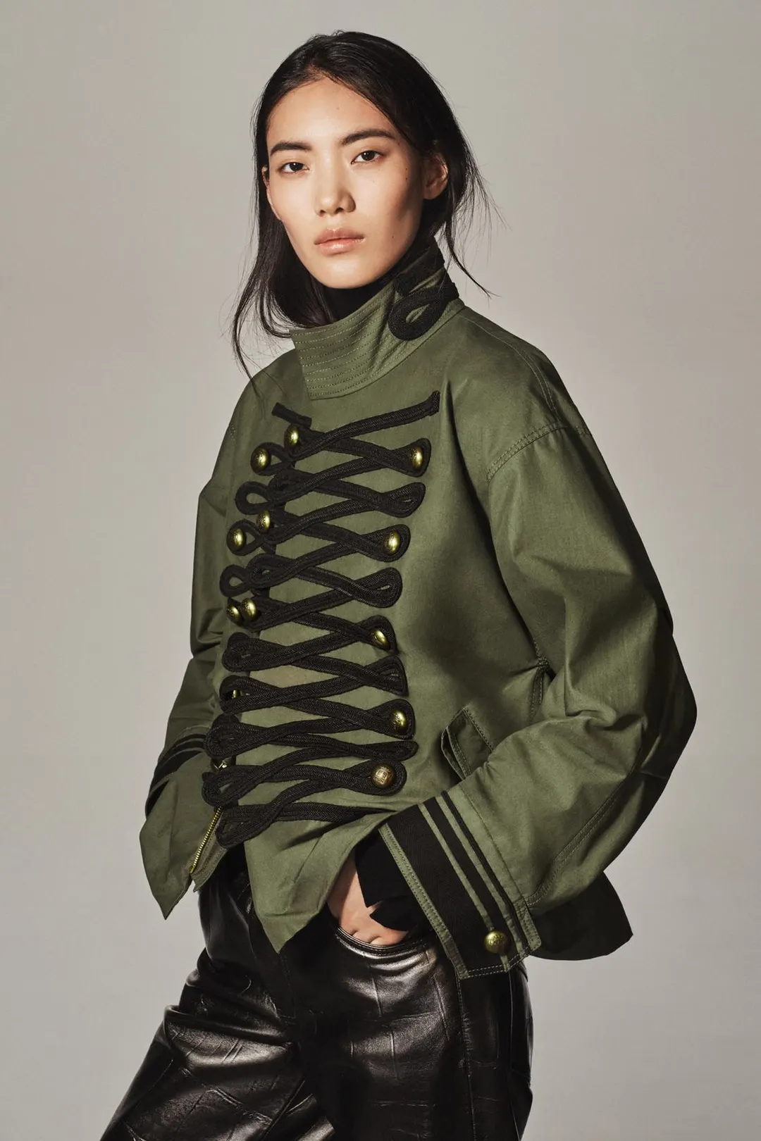 Бомбер с застёжкой на клеванты The Item Zara Woman Collection, Zara