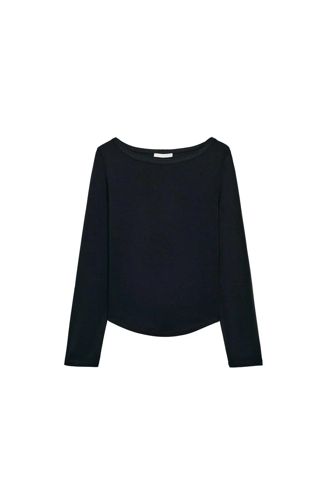 Футболка с вырезом лодочкой, Zara