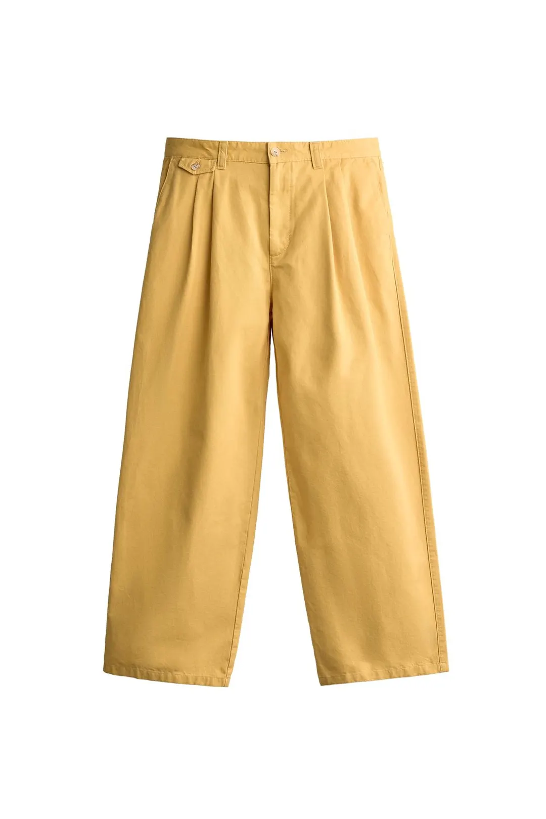 Брюки чинос FRUIT OF THE LOOM™ со складками, Zara