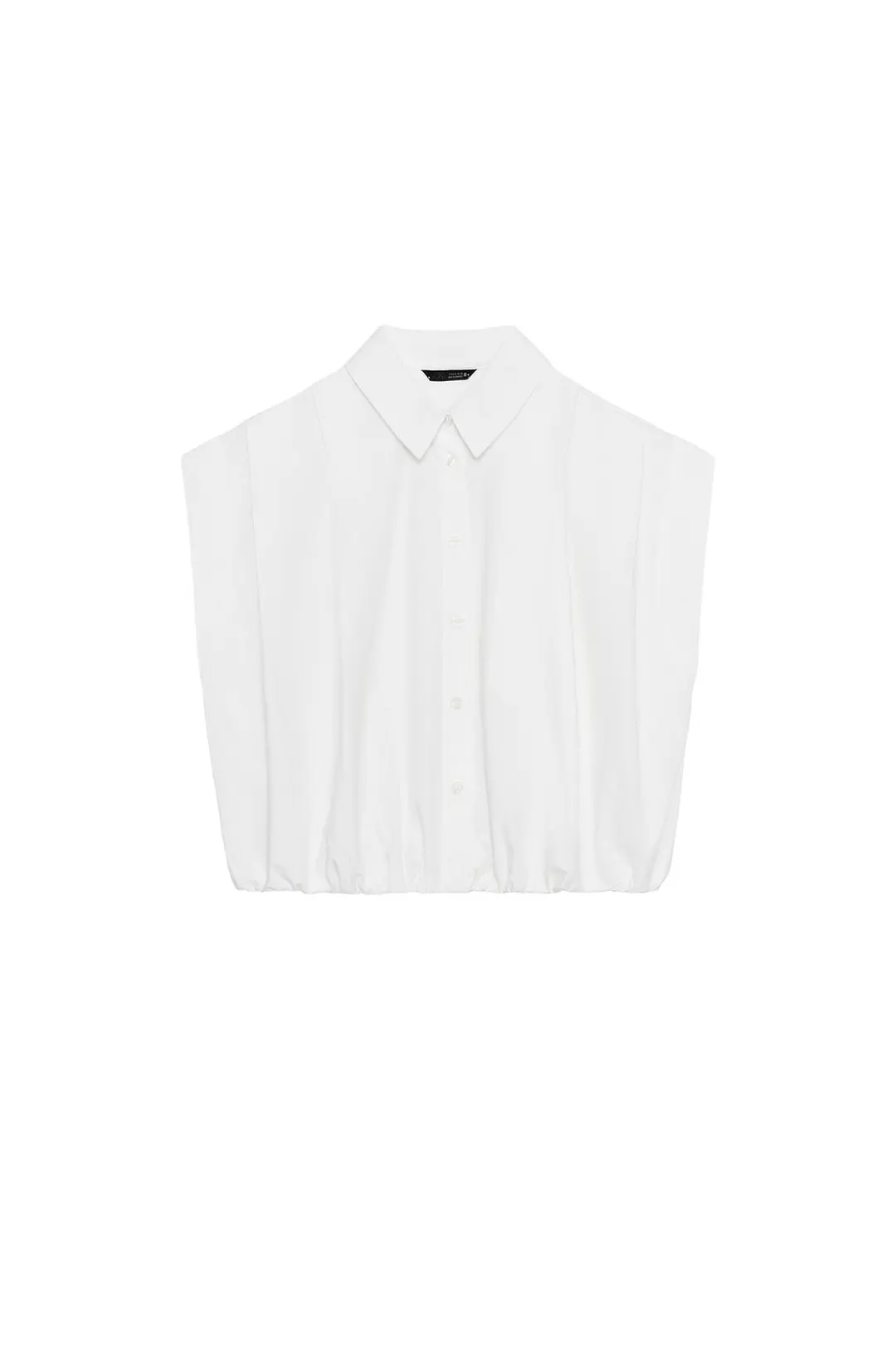 Укороченная рубашка с объемным кроем, Zara
