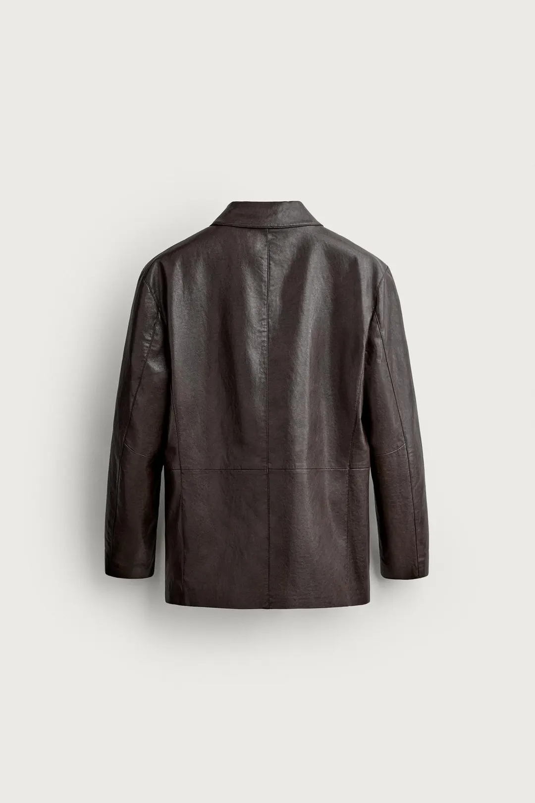 Рубашка верхняя свободного кроя под кожу, Zara