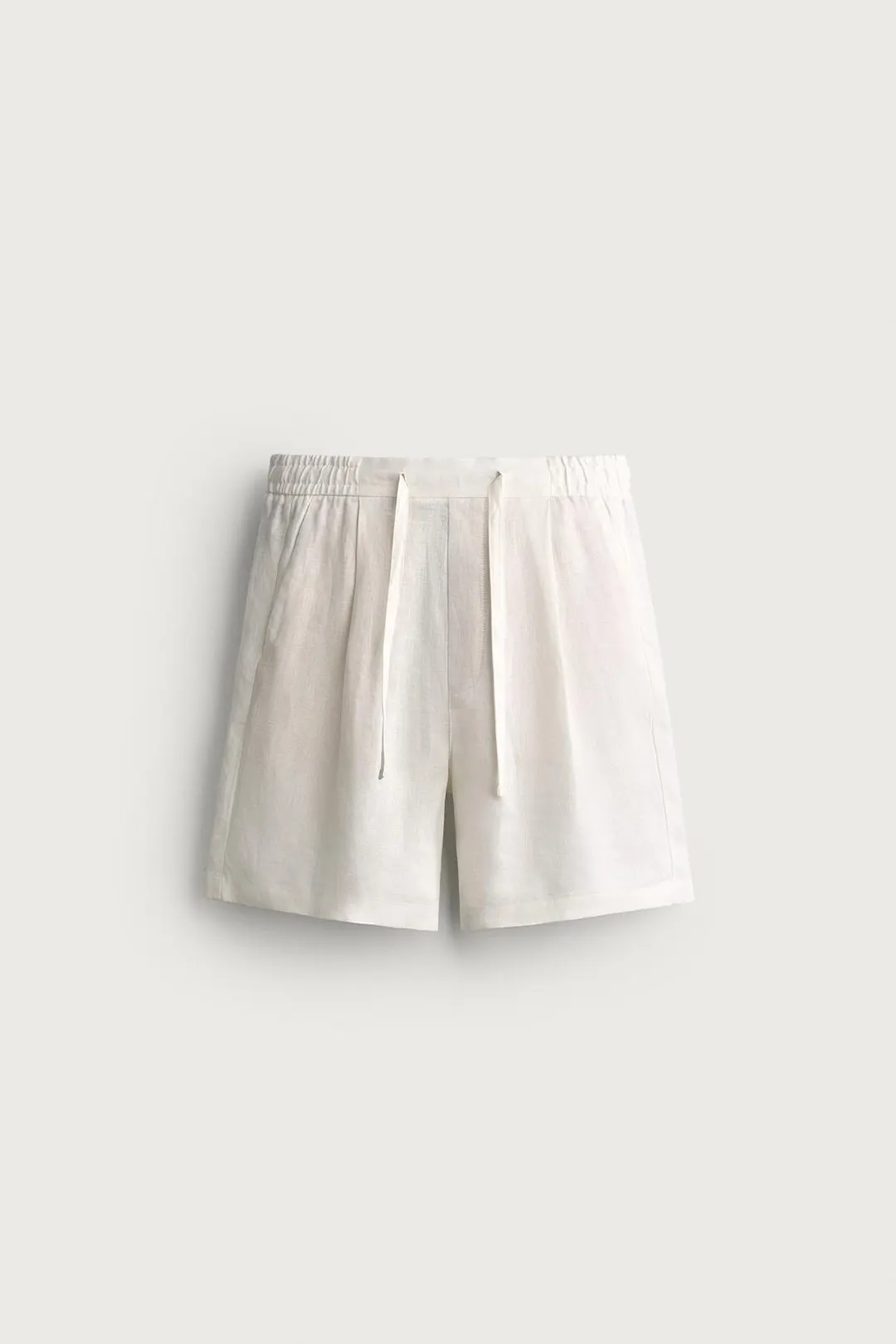 Бермуды свободного кроя из 100% льна, Zara